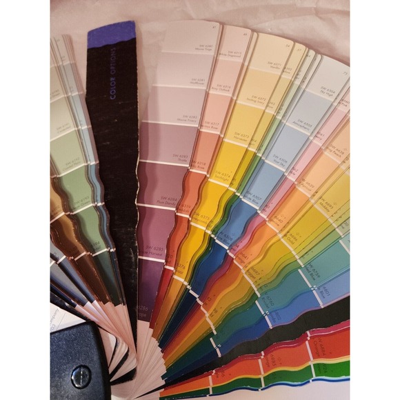 Sherwin Williams Color Fan Deck Paint Swatches Chips Book Samples 2001 - Picture 5 of 13